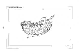 Nava di Ragusa XVI sec.  63,1cm 1:63 Old Seller