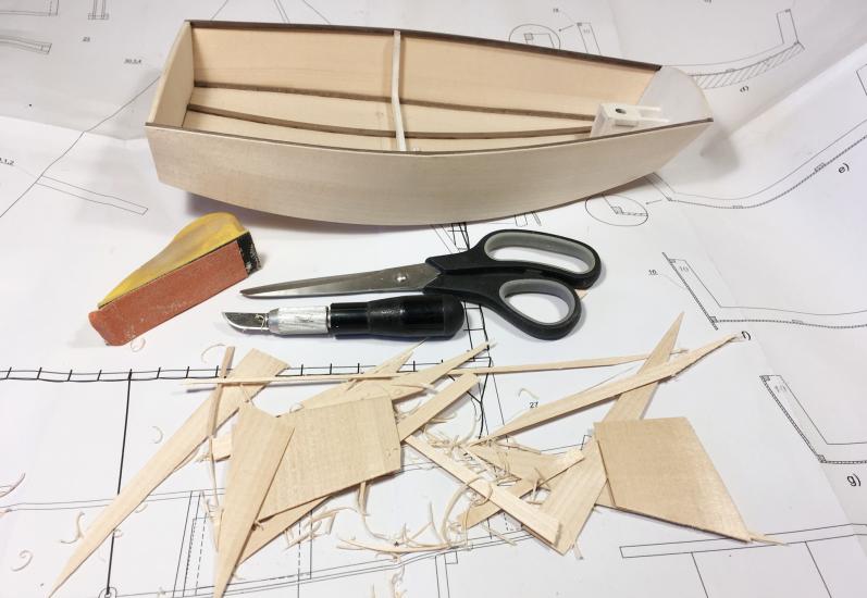 Optimist Dinghy_Beginner Set Level 1_MarisStella Model Ship Kits_