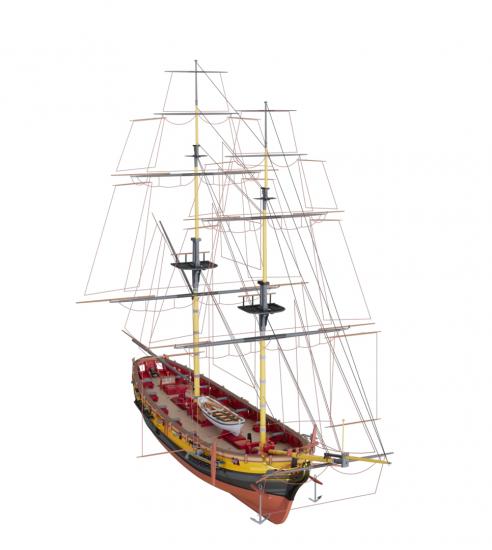 HMS Speedy Sails 1-48 wooden ship model by MarisStella Model Ship Kits