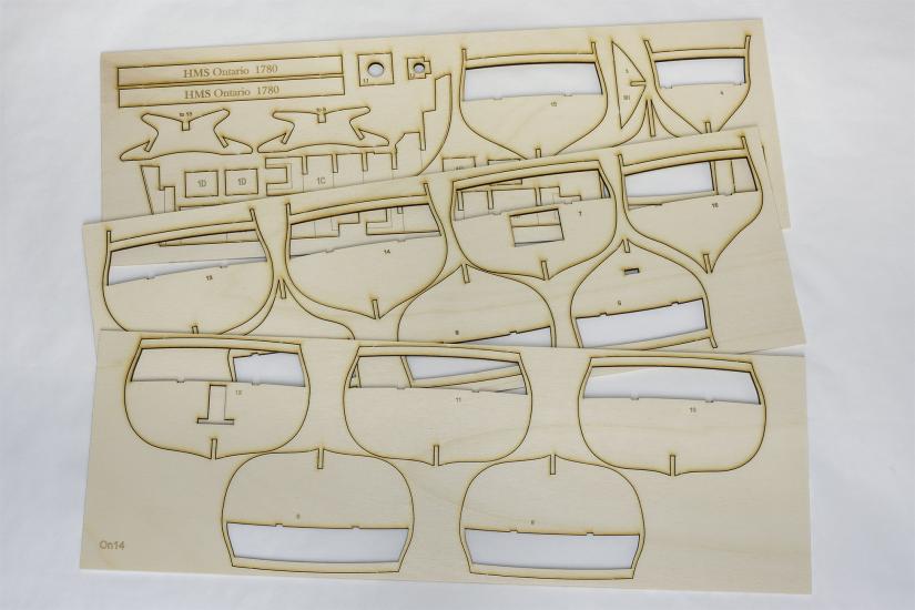 HMS Ontario 1/48 scale 31.89`` 81.0cm Model Ship Kits MarisStella