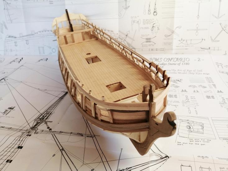 Transom HMS Ontario Model Ship Kits MarisStella